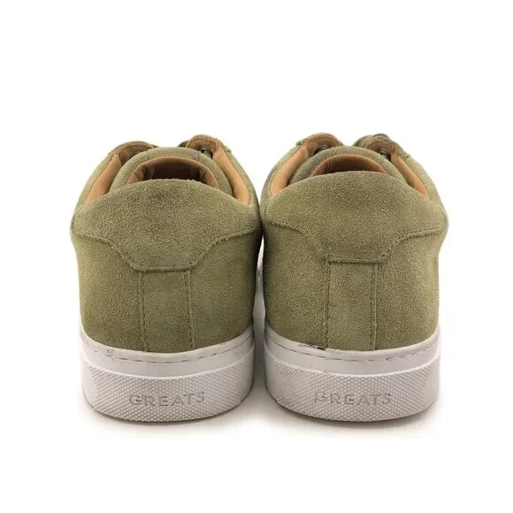Greats Brooklyn \'Royale\' Green Suede Sneakers 12 Greats Brooklyn  main image 2
